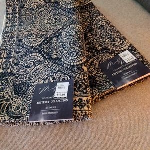 Set of 2 area rugs size 27"×45" each